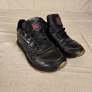 Reebok Classic Leather Sneakers Men's Size 6 Black